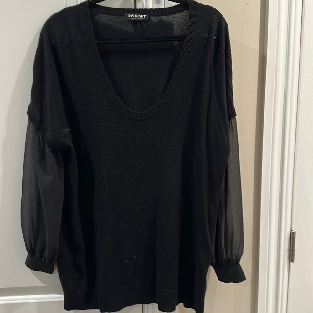 Twin Set Simona Barbieri tunic sweater